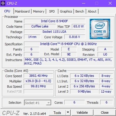 PC gaming gtx 1050ti i5 9400f