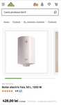 Boiler electric Fais, 50 L, 1200 W