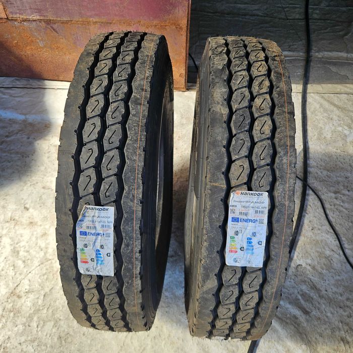 2 Нови гуми 10R22.5 Hankook AM09 144/142L 16PR M+S 3PMFS 1200лв. С ДДС