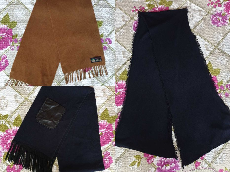 Fular casmir camel navy D. Schumacher