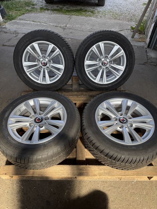 Jante aluminiu originale BMW style 656 cu anvelope de iarna 225/55 R16