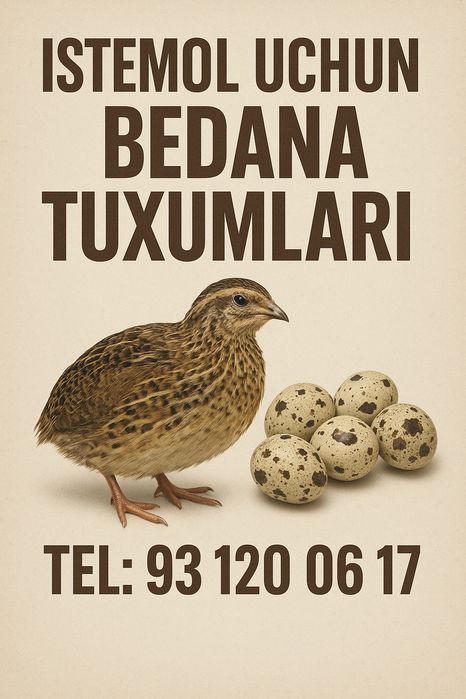 Istemol uchun bedana tuxum