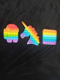 3 Pop It Rainbow (colorate)