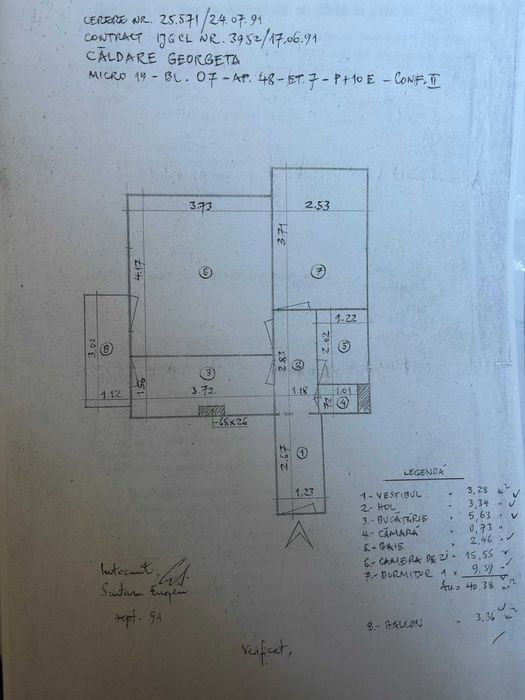Apartament 2 camere decom - Micro 19