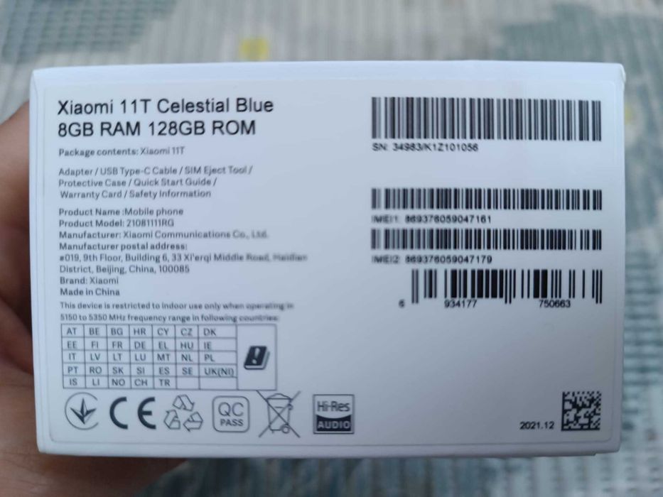 Telefon Xiaomi 11T