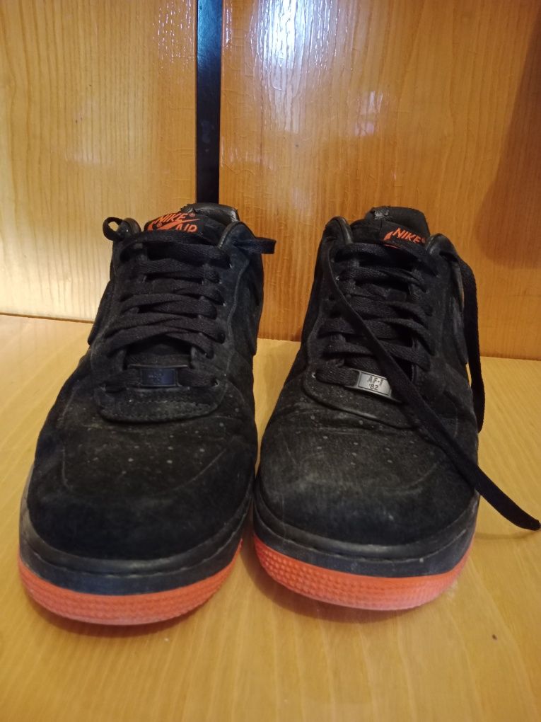 Nike Air Force 1 Low VT – Black / Max Orange