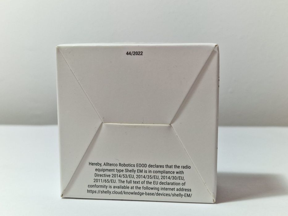 Shelly EM energy meter cu control contactor