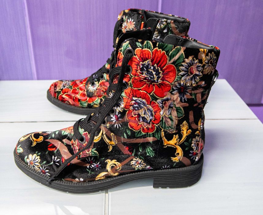 Botine dama JANA, marime 40, multicolor - purtati o singura data