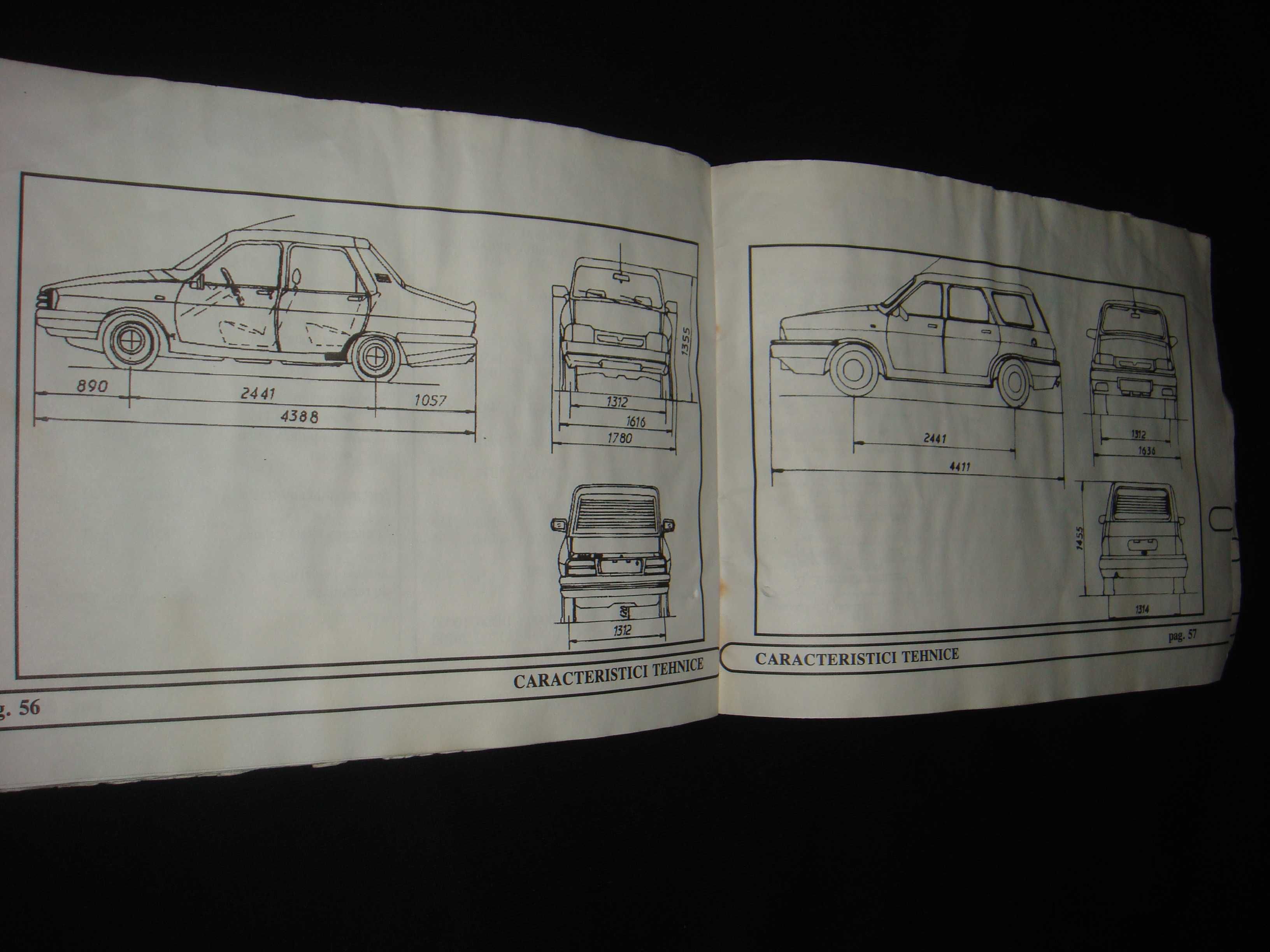 manual  original automobil  Dacia