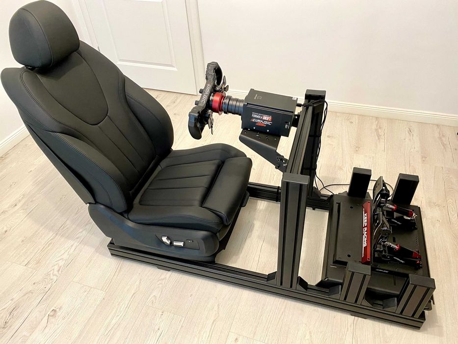 Simagic Alpha/Volan GT NEO/Pedale P1000/Cardru Simlab GT1 EVO + Scaun