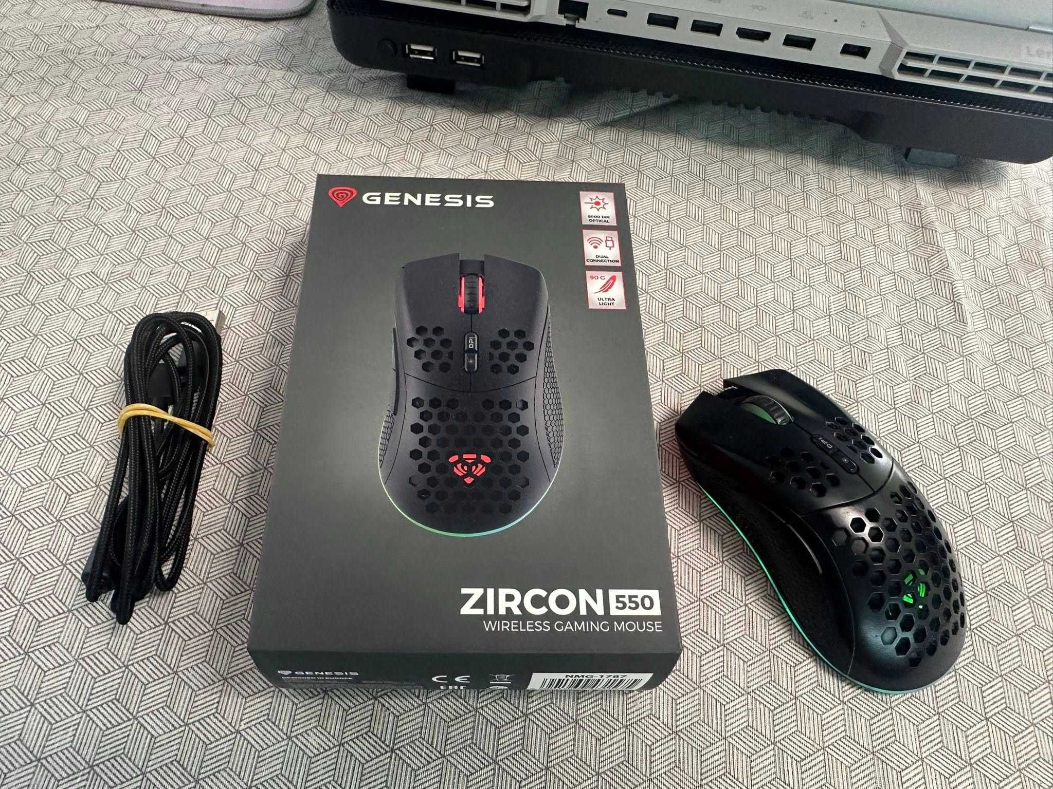 Genesis Zircon 550 - Wireless RGB mouse