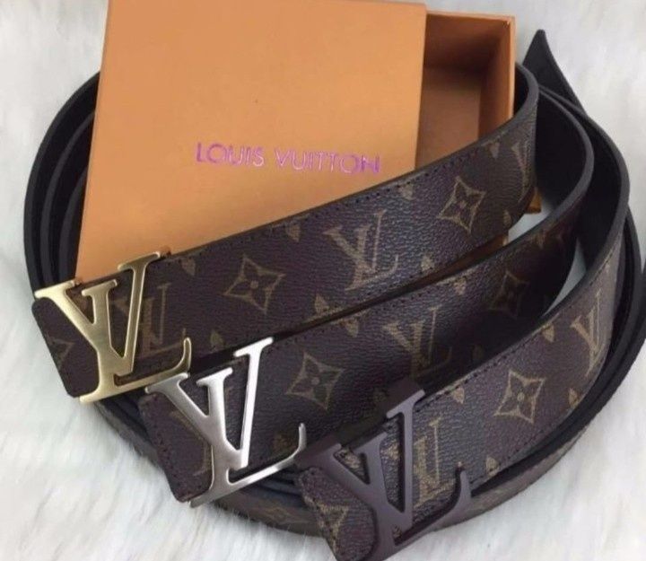 Curele Louis Vuitton unisex super model, logo metalic