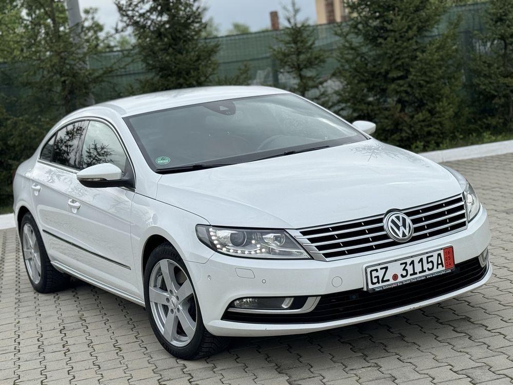 Vw Passat Cc 2014 2.0 TDI 177cp Alb Perlat/Bi-Xenon/Led/Distronic