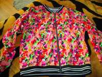 bluza/geaca colorata cu fermoar XL