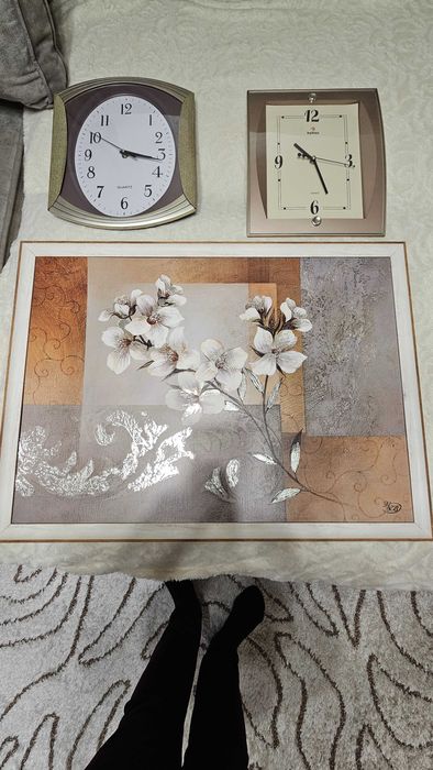 Часы и картина на стену