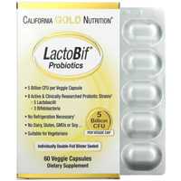 Пробиотики LactoBif, California Gold Nutrition, 5 млрд КОЕ, 60 капсул