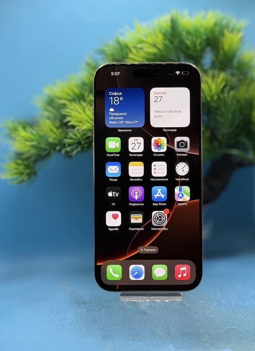 ГАРАНЦИОНЕН!!! Apple iPhone 16 Pro Max, 256GB, 5G, Desert Titanium