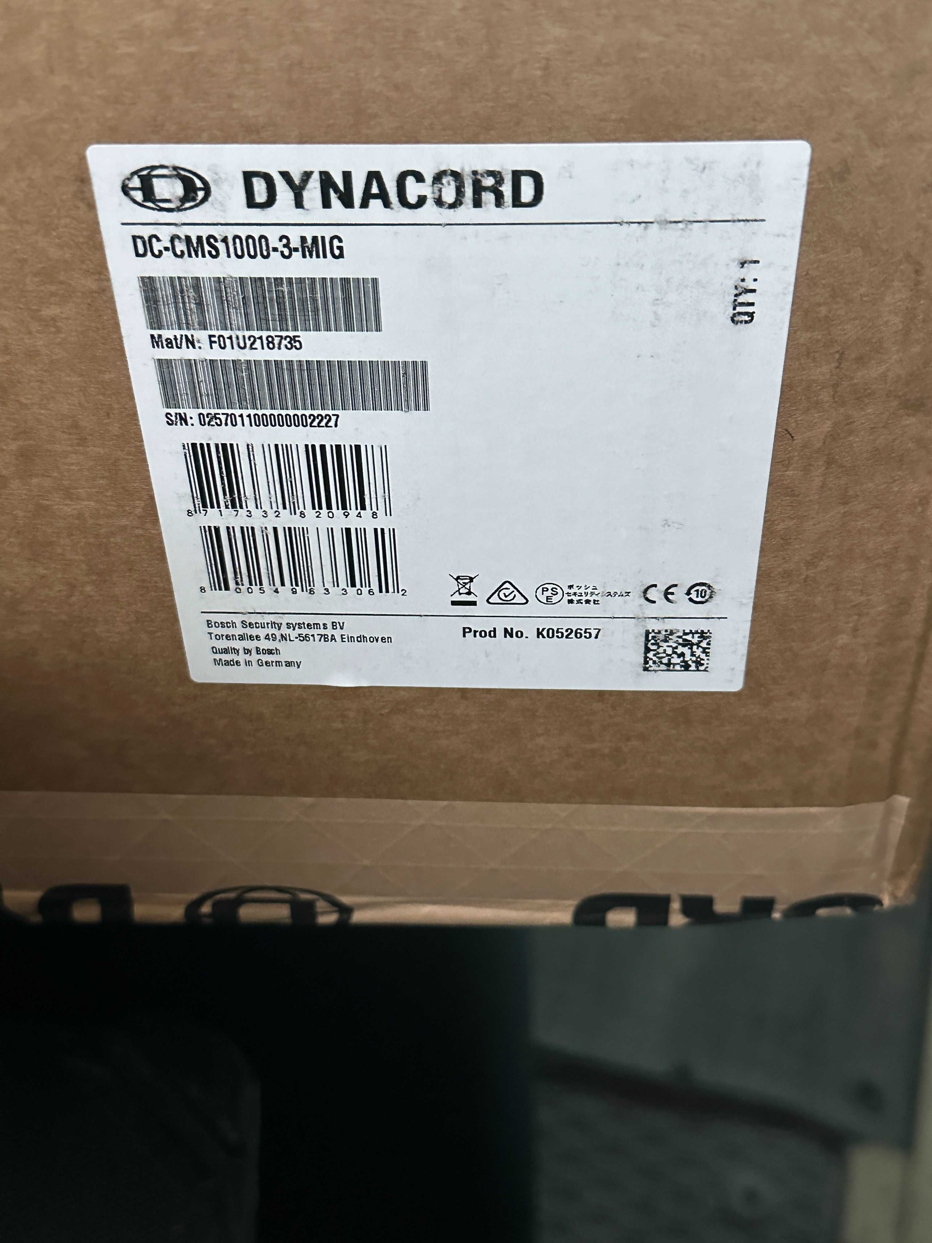 НОВ !!! DYNACORD CMS 1000-3 (Оригинален)
