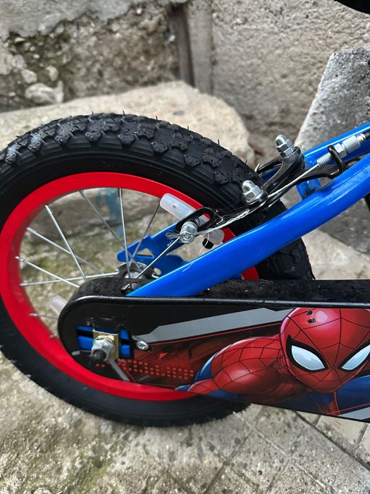 Детско колело Spider Man с помощни гуми