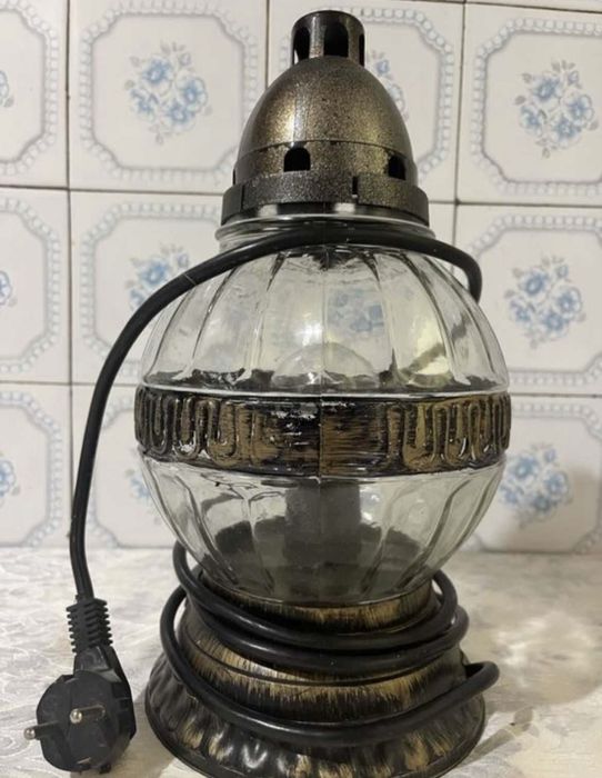 Veioza/sticla/decoratiune/handmade