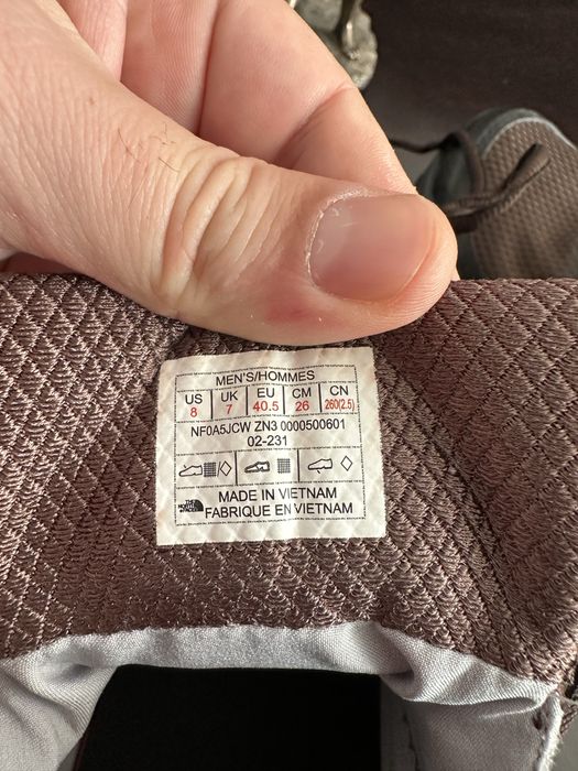 Ghete North Face noi, marinea 40,5