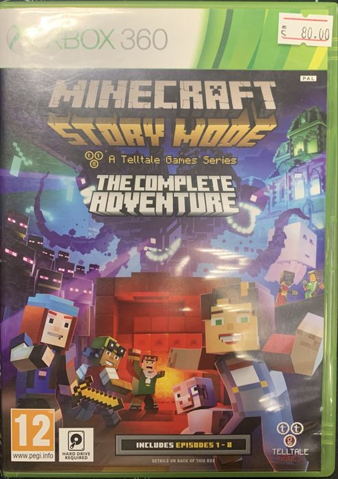 Игра за Xbox 360, Minecraft story mode The complete Adventures - 80 лв