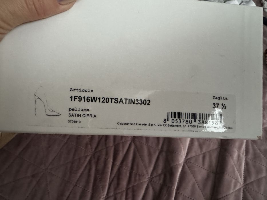 Casadei Pellame Satin Cipria