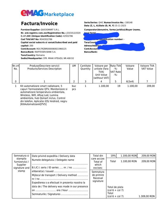 Set Termostate Smart Google Home, Amazon Alexa, Tuya