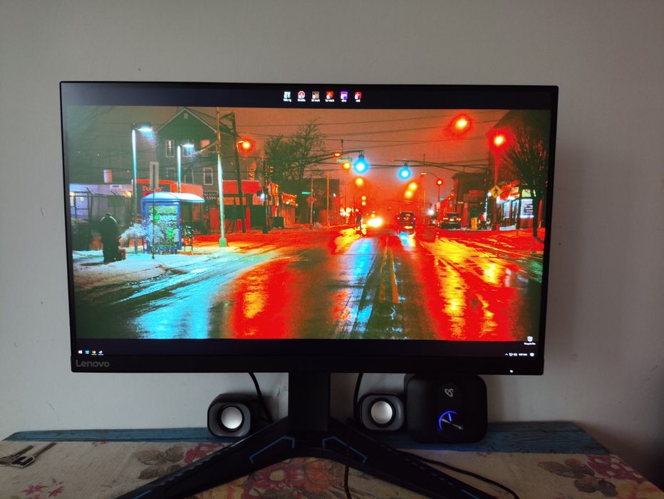Monitor LED Lenovo  27 inch 2K 1 ms Black FreeSync & G-S, 165hz, 1 ml