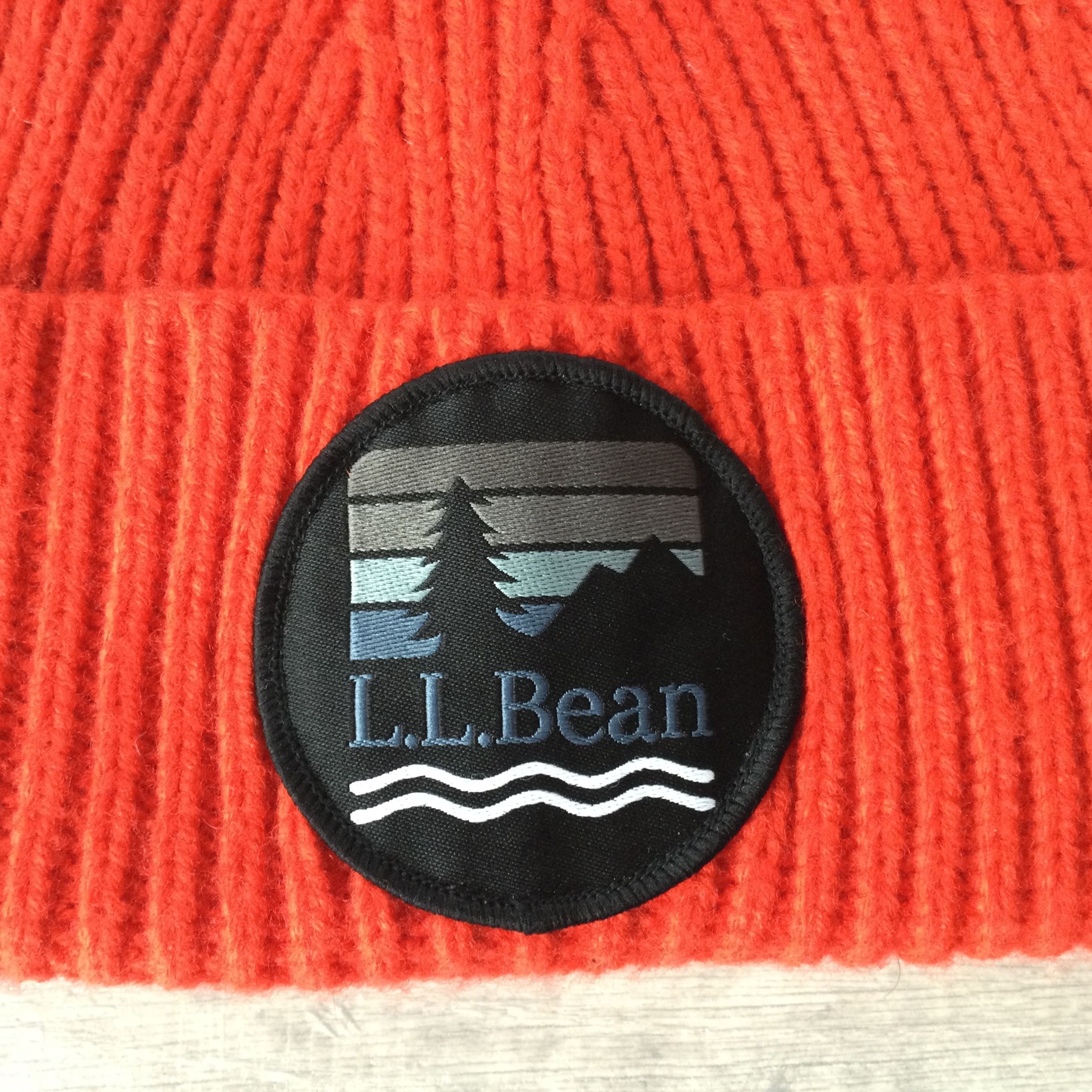НОВА оригинална плетена оранжева зимна шапка LL BEAN от САЩ