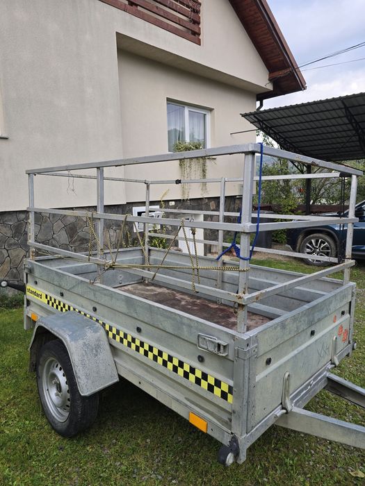 Remorcă NIEWIADOW B1 02X - 750 kg din 2017 – RANFORSATĂ și ROBUSTĂ
