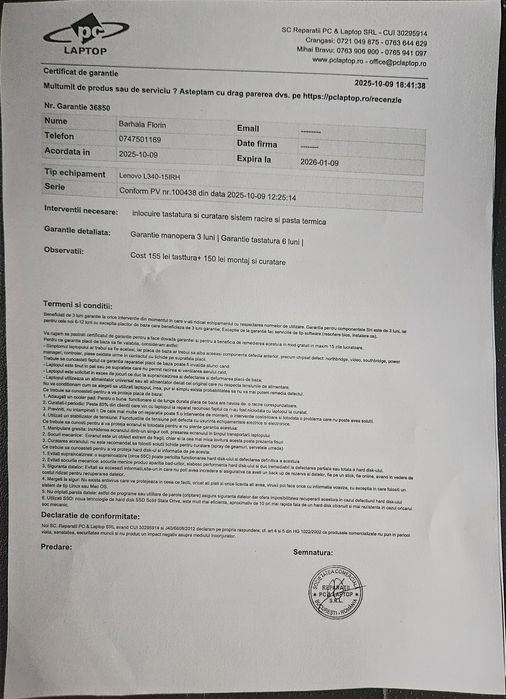 Laptop gaming Lenovo l340-15irh