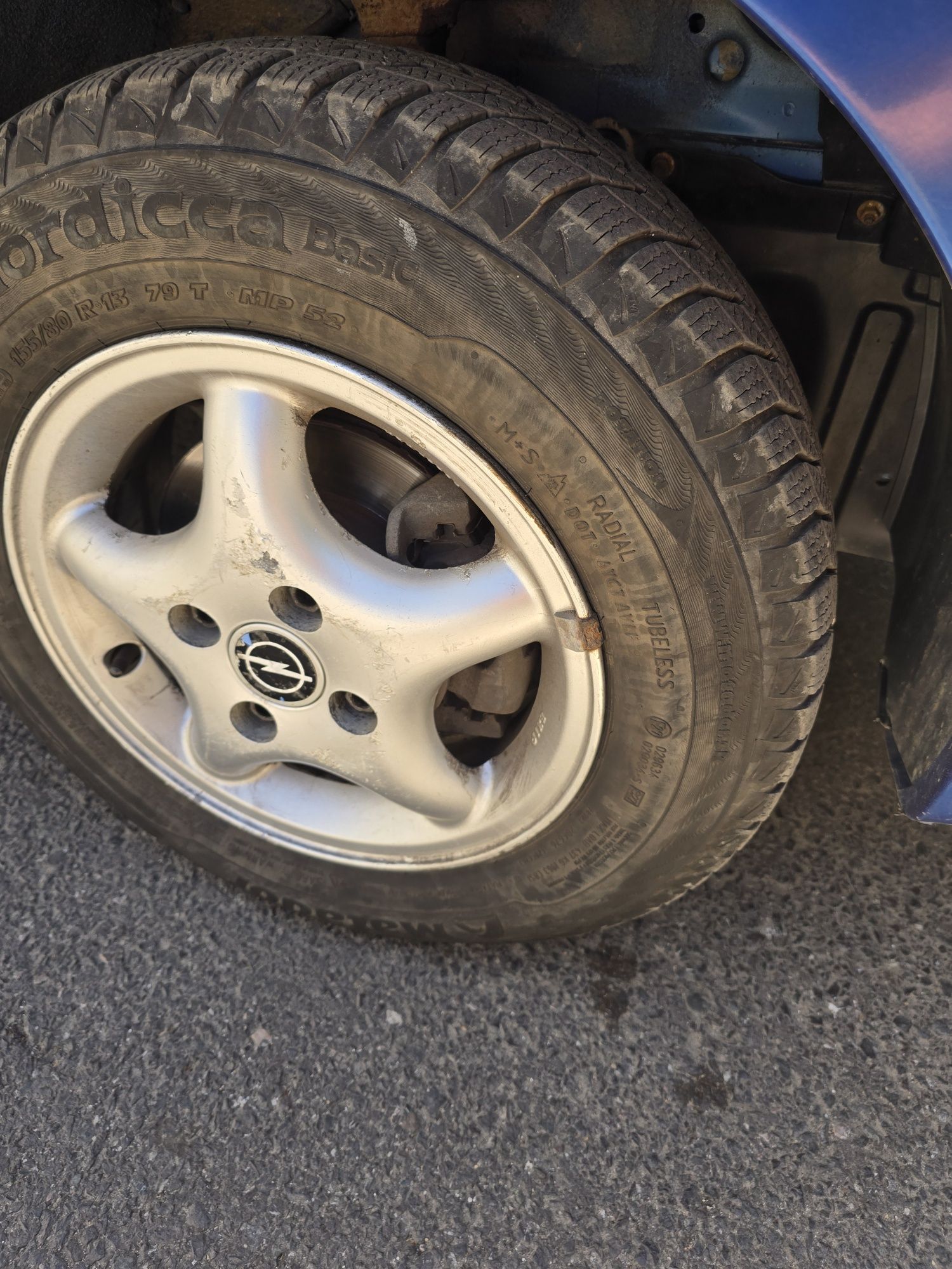 Jante Aliaj +Cauciucuri 155/80 R13