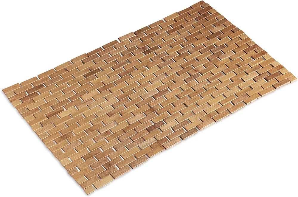 Бамбукова постелка за баня хигиенична, влагоустойчива, 50 x 80 см