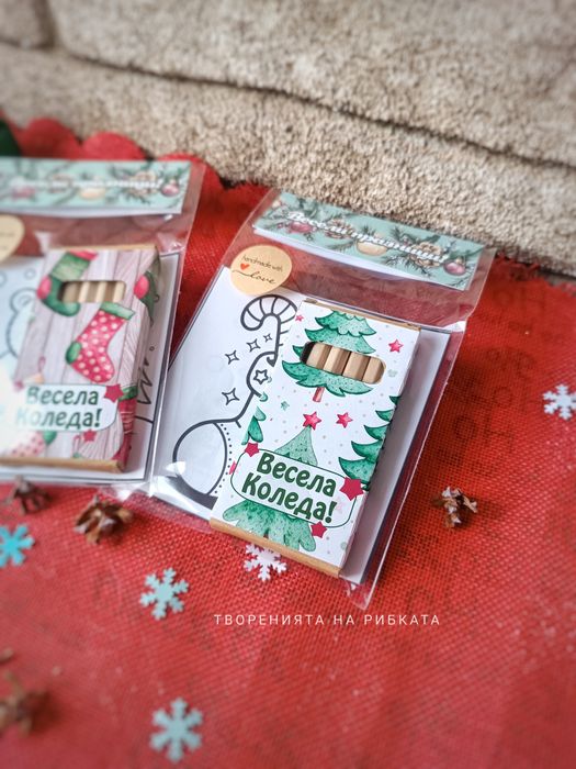 Коледен комплект за оцветяване за деца