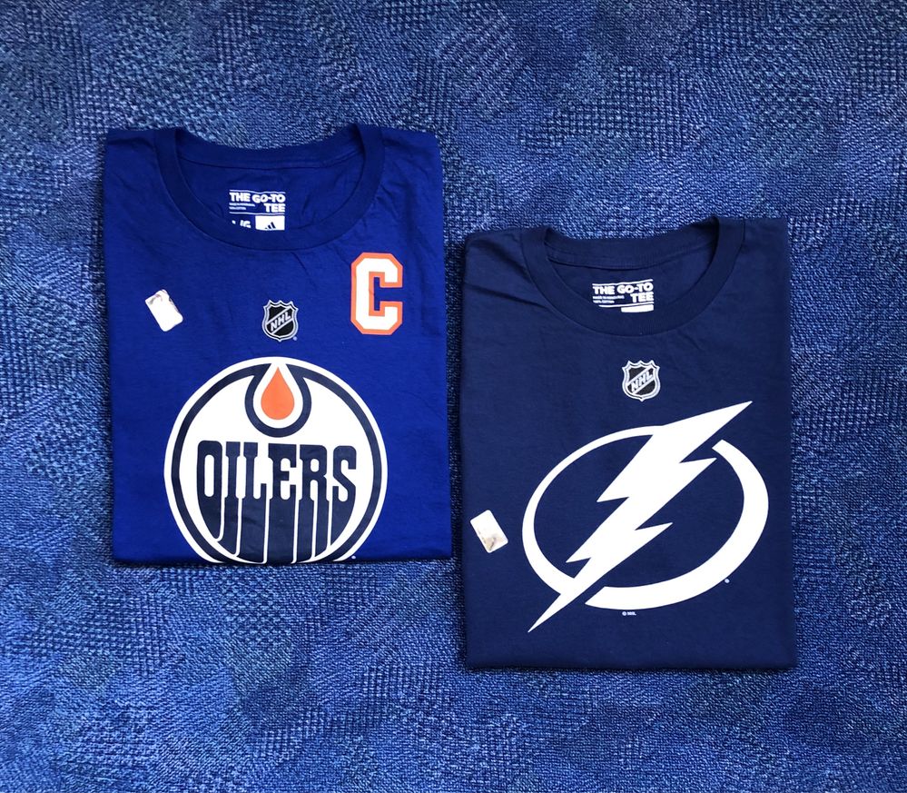 Adidas NHL Kucherov / McDavid ОРИГИНАЛНИ мъжки тениски - L-M