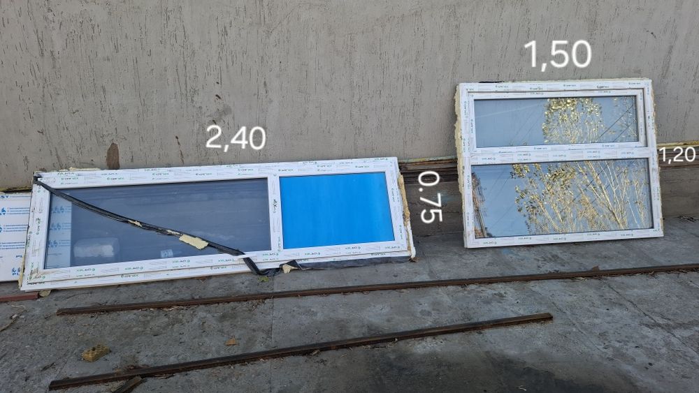 Продам окна с дверью