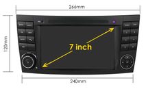 Мултимедия 7" Аndroid 13 4GB за MERCEDES E CLASS W211 CLS W219 CARPLAY