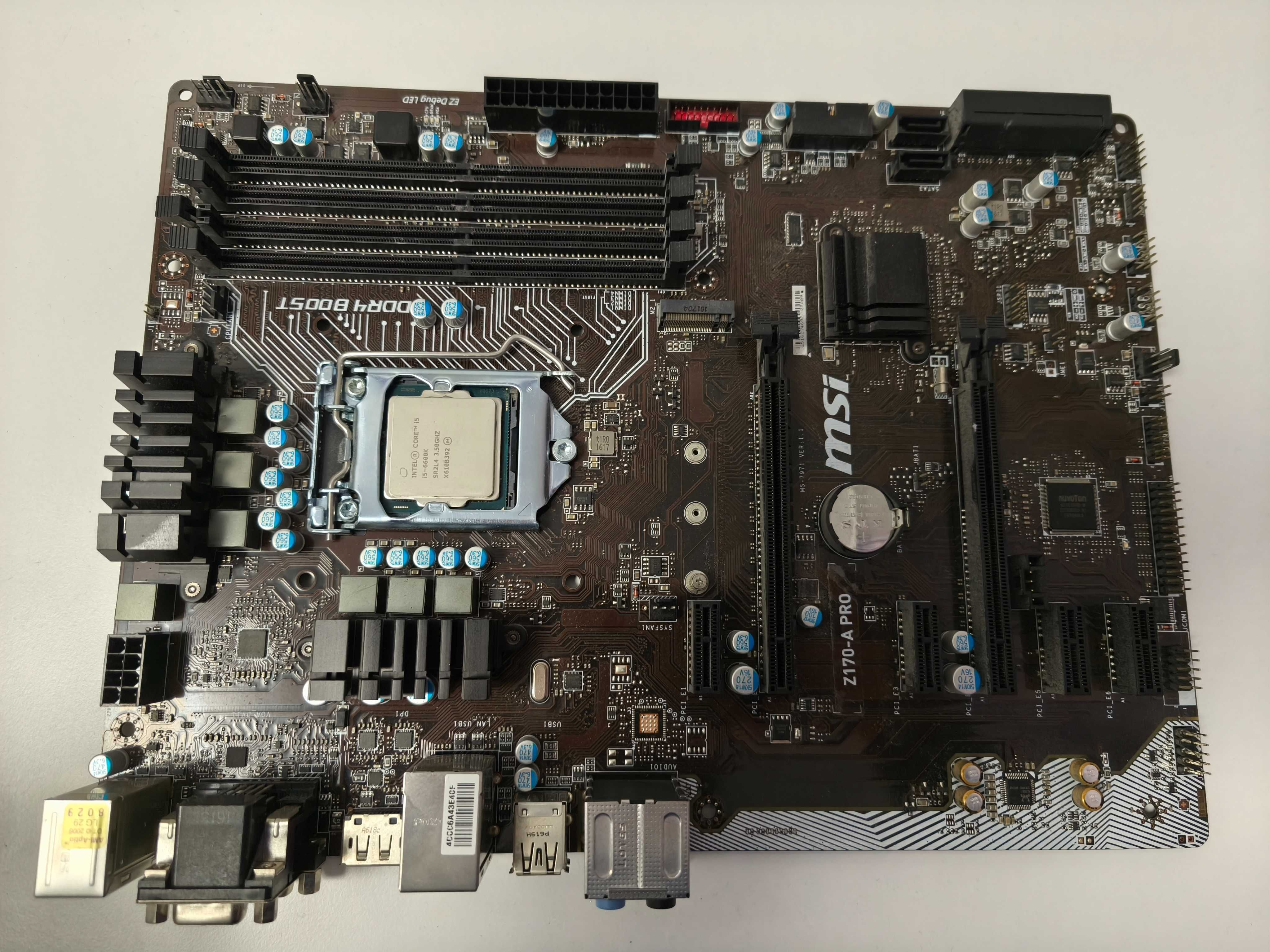 placa de baza msi z170 a pro soket 1151 cu defect