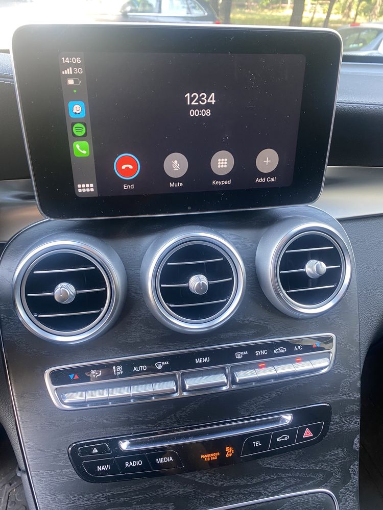 Apple Carplay & Android Auto Mercedes GLC x253 c253 & C Class w205