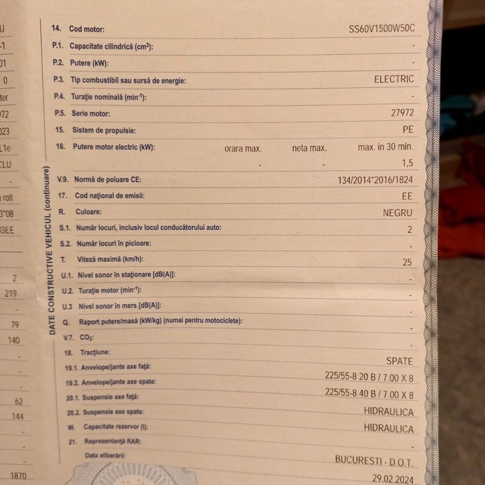 Scuter electric in stare foarte bună