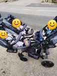 Cărucior pentru tripleți 3 in 1