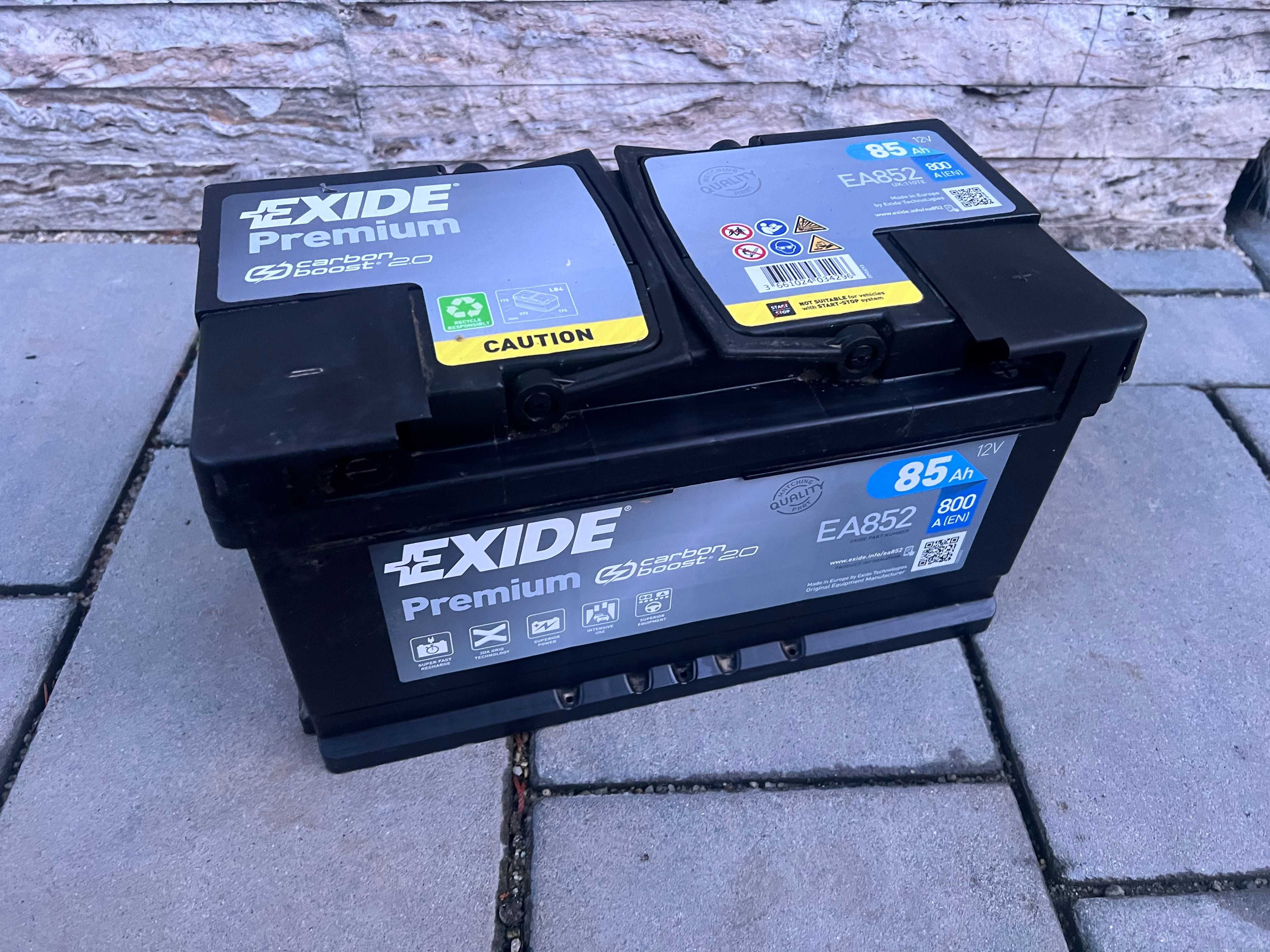 Baterie acumulator auto Exide Premium Carbon 85Ah 800a EA852 12V noua