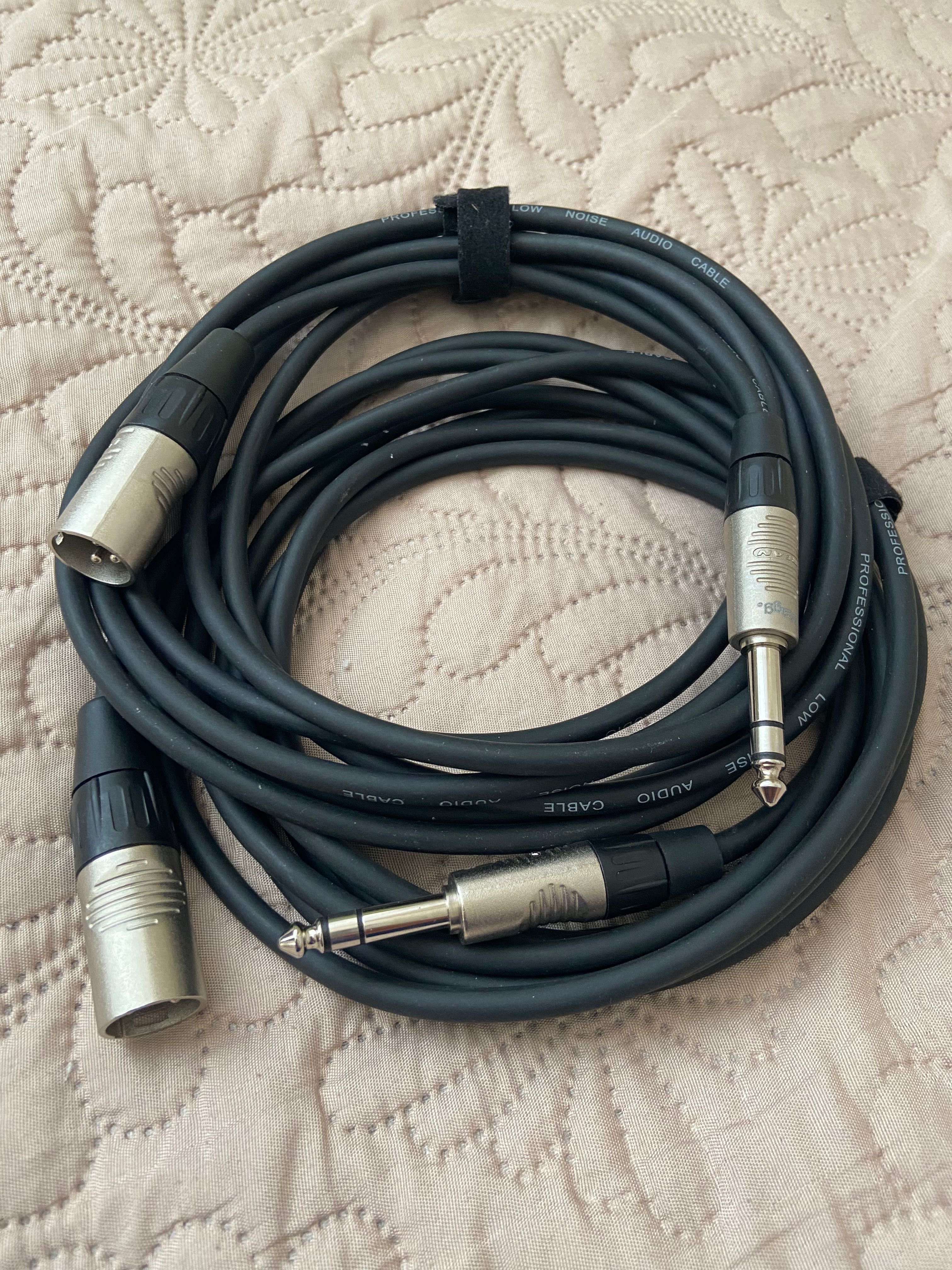 2 Броя Stagg Audio Cable TRS - 3m