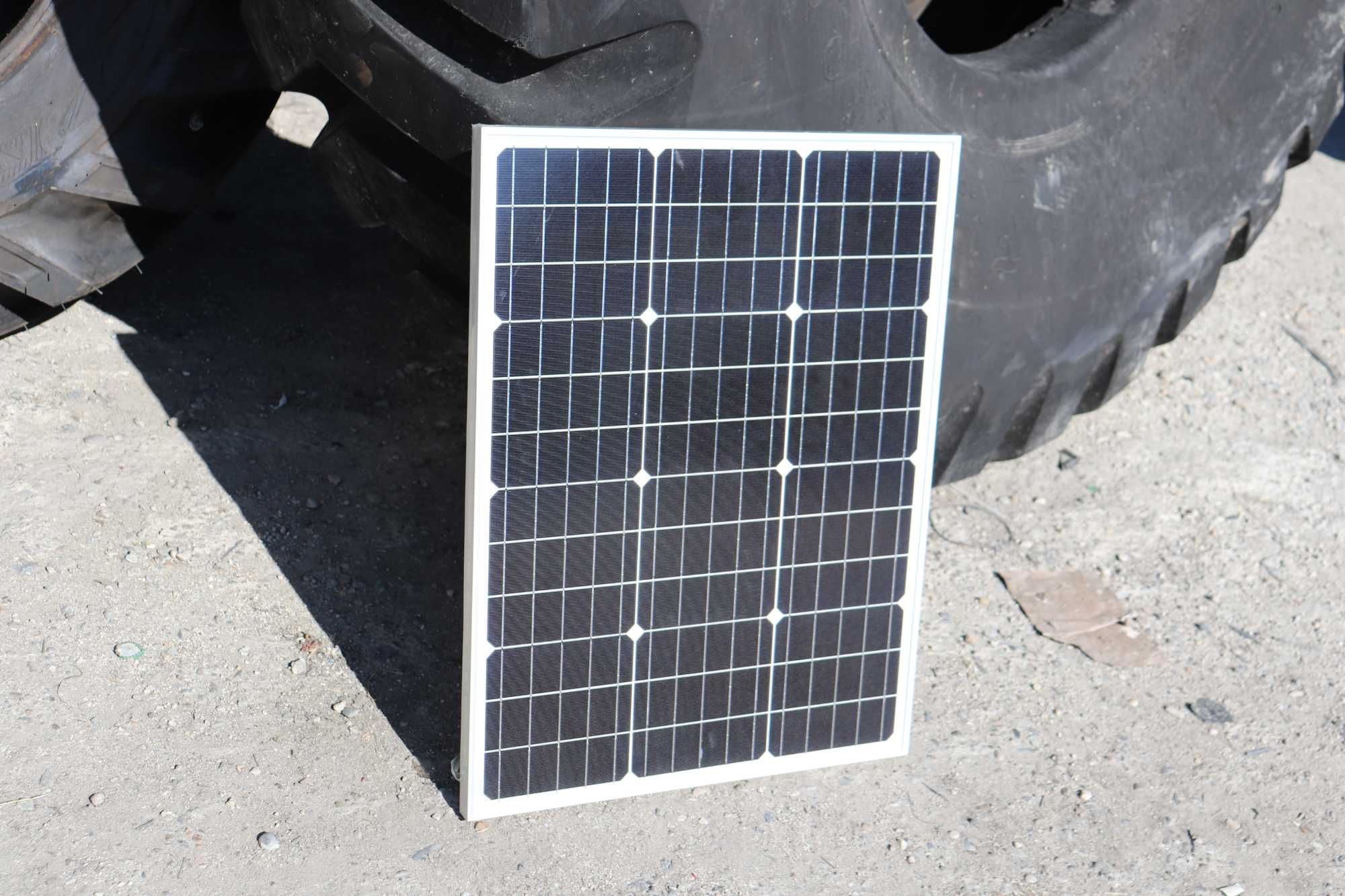 Gard electric Panou Solar 50W Nou cu garantie + Regulator tensiune