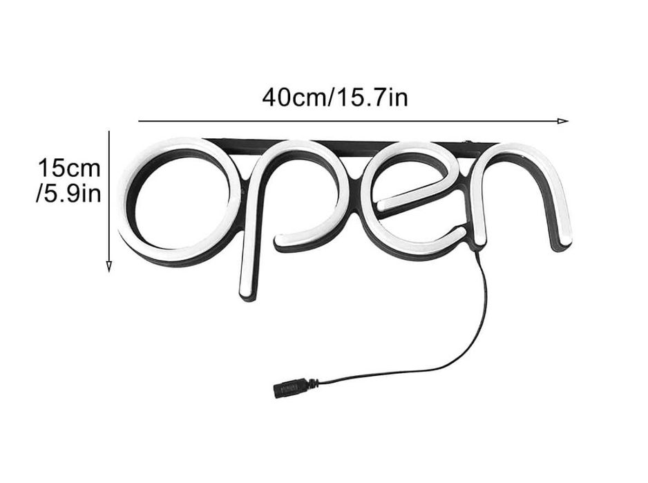 РАЗПРОДАЖБА! LED неонов надпис open