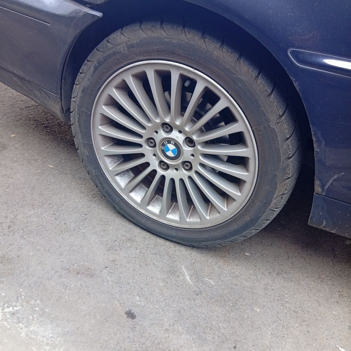 Jante bmw 17 originale 5x120 cu anvelope 225 45 17  all season