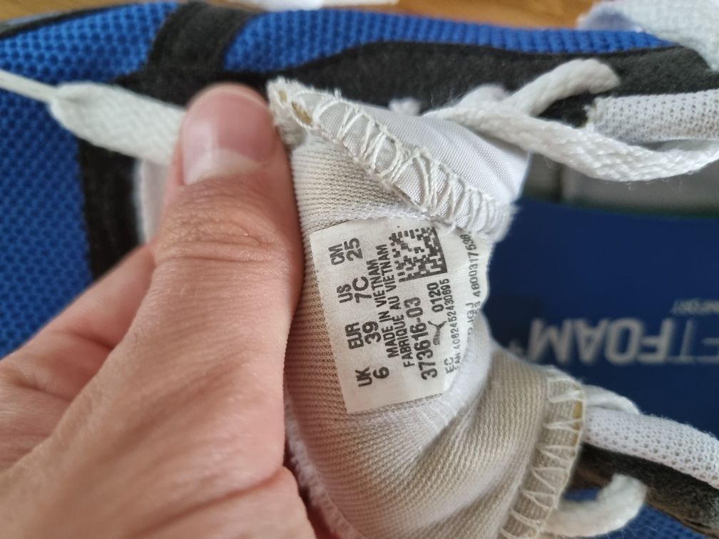 Adidași puma numărul 39 la 100 de lei