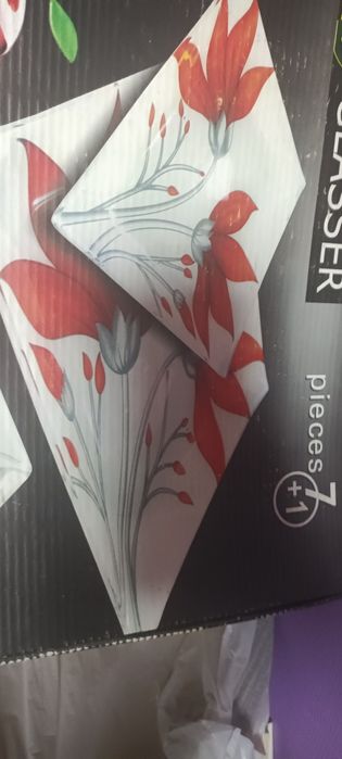 Стеклянные тарелки