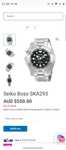 Seiko Big Boss SKA293, diver 200 m, left hand